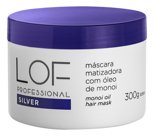 Imagem 1 de 2 de Máscara Matizador Silver Lof Professional 300g