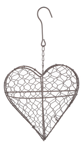 Corona Plana En Forma De Cesta Colgante En Forma De Corazón
