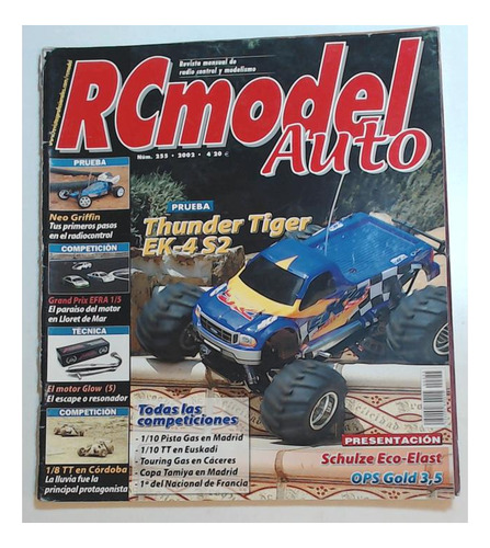 Revista Rcmodel Auto De Radio Control Y Modelismo 255 - 2002