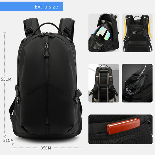 Mochila De Viaje Con Bolsa Para Casco, Versátil, 35x31x55cm