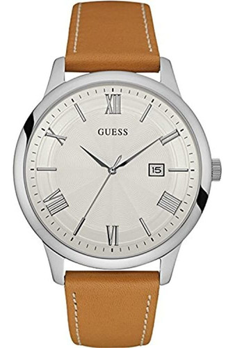 Relojes Guess Hombre Reloj Guess Hombre Cuero Marrón-beige