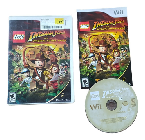 Lego Indiana Jones: The Original Adventure - Nintendo Wii 