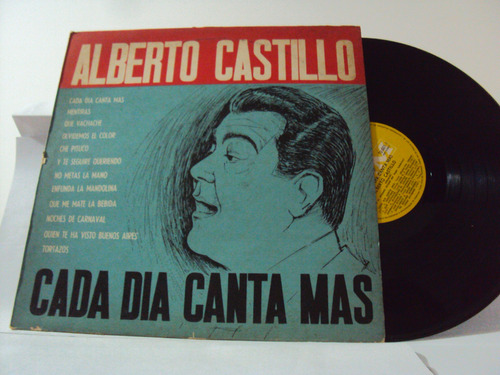 Vinilo Lp 230 Alberto Castillo Cada Dia Canta Mas