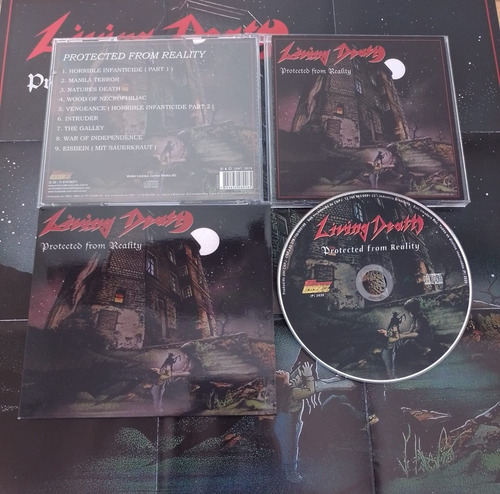Cd Living Death - Protected From Reality-nacional - Slipcase
