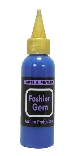 Pintura Bordeador Multiusos Fashion Gem Color Azul 