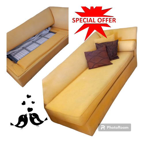 Sillon Sofa Cama 2 Plaza 2 Cuerpos Moderno Liquido Oferta