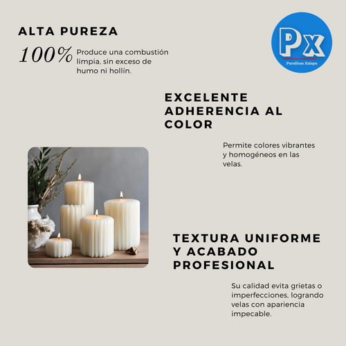 Parafina De Malasia Elaboracion De Velas Manualidades 1kg