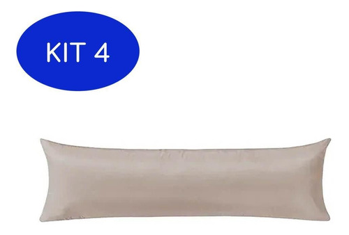 Kit 4 Fronha Para Travesseiro De Corpo Xuxão 180 Fios