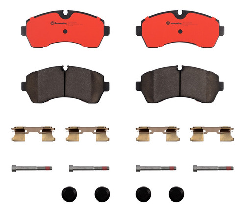 Balatas Delanteras Volkswagen Crafter Van 2011 2.5l Brembo
