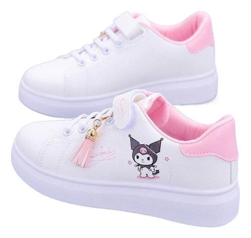 Zapatos Casuales Sanrio Kuromi Para Niñas, Zapatillas De Dib