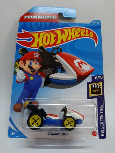 Hot Wheels Auto Standard Kart Mario Bros De Coleccion.