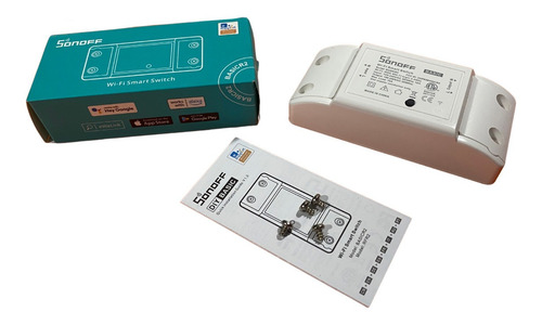 Imagen 2 de 5 de Interruptor Wifi Compatible Con Alexa/google Sonoff Basic R2