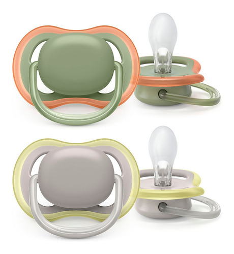 Imagen 2 de 3 de Chupete Philips Avent Ultra Air Scf085/20 6-18 Meses X 2un