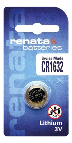 2 Baterias Pilas Renata Botón 3 V Cr1632