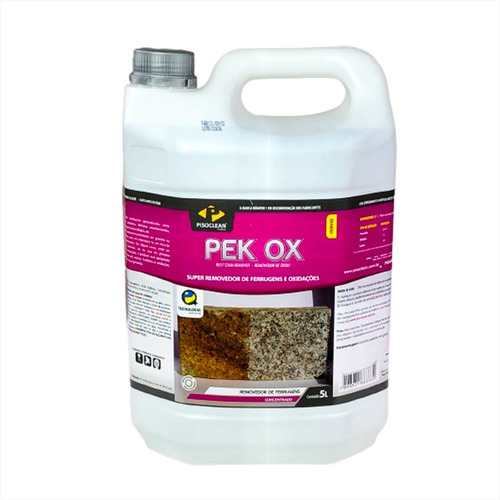 Removedor De Ferrugem Para Granito E Pedras Brutas Pek Ox 5l