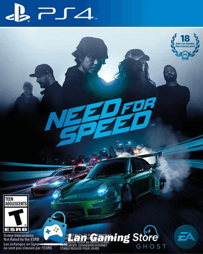 Need For Speed Playstation 4 Ps4 Con Poster
