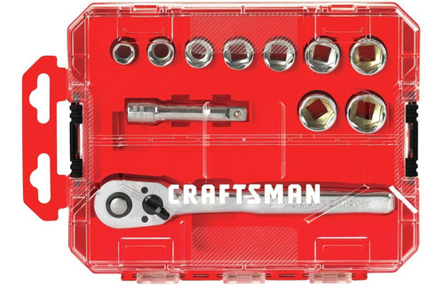 Craftsman Cmmt12027 Juego De Llaves De Vaso Mã©tricas Con Ca