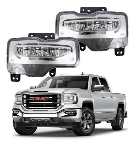 Par Faros Led Niebla Sierra 1500 Gmc 2016 2017 2018