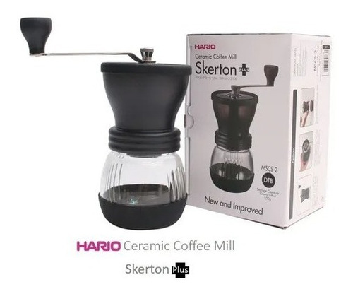 Imagem 4 de 7 de Moedor De Café Hario Ceramic Coffee Mill Skerton 100g