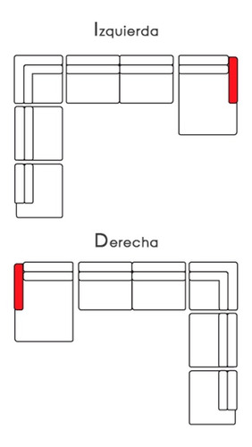 Sala Adam Haspe Beige Derecha Pieza Mueble Sillon Sofa Sofa