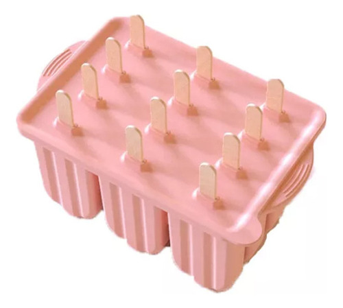 Forma 12 Paletas Helado Casero Profesional Forminha Cost [u]