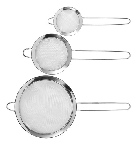Colador De Filtro De Malla De Acero Inoxidable Flour Sieve,