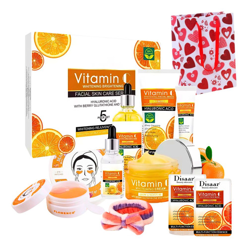 Kit Vitamina C Mas Acido Hialuronico Anti-arrugas 