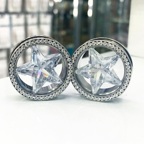 Imagen 1 de 1 de Piercing Expansor Estrella 16mm Piercing Argentina ®