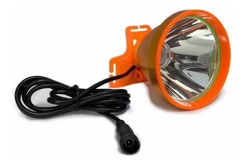 Lampara Minera Cacería La Bestia Faro De Largo Alcance Led Color Blanco