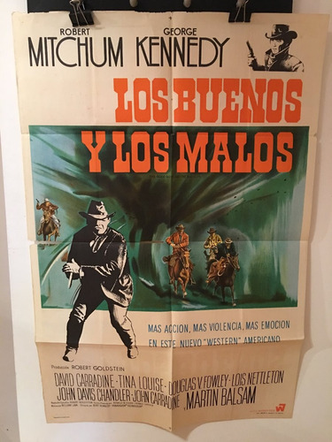 Afiche De Cine Original - Los Buenos Y Los Malos