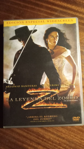 Dvd Original La Leyenda Del Zorro - Banderas Zeta Jones (om)