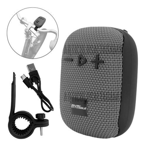 Parlante Para Bicicleta Bluetooth Radio Fm Usb Micro Sd 5w