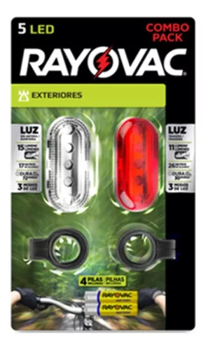 Linterna de bicicleta frontal 5-LED's – Rayovac