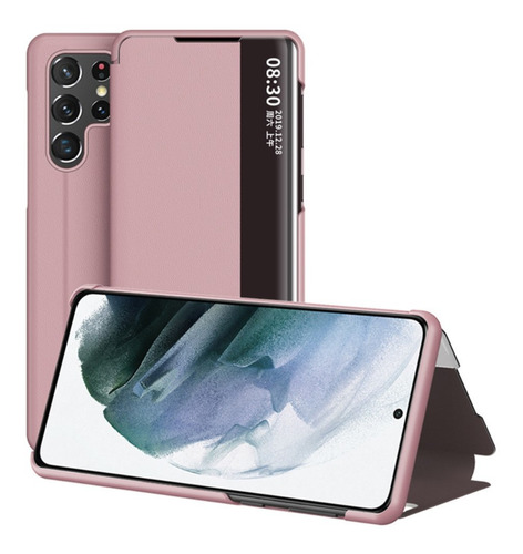 Flip Cover Smart Window Para Samsung Galaxy S22 Ultra