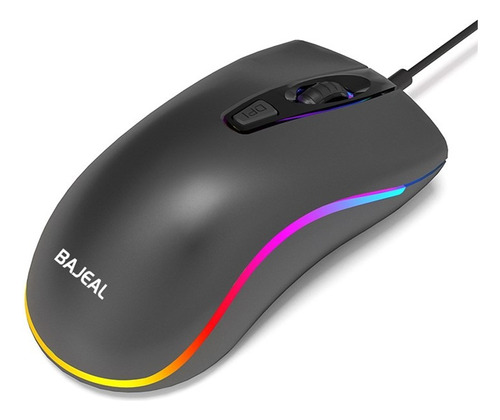 Mouse Gamer Bajeal D1 4d 1600dpi  Boton Para Juegos Otiesca