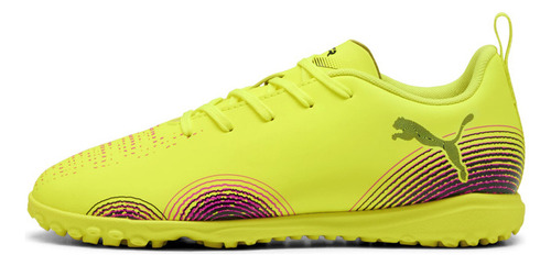 Zapato De Futbol Puma Future 8 Play Tt Jr Amarillo Niño