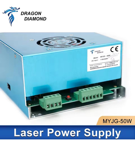 Fonte De Alimentação A Laser De Co2 Da Série K40 50w 110v My