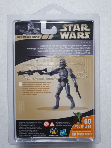 Figura Star Wars Covert Ops Clone Trooper 2005 Exclusiva