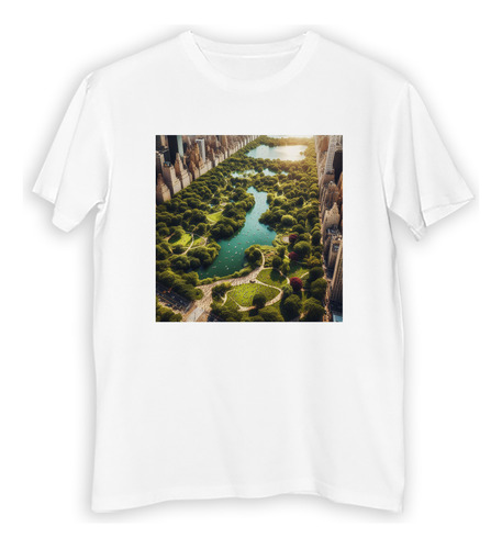 Remera Hombre Central Park Oasis Urbano New York M4