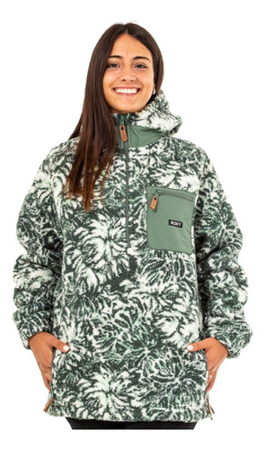 Buzo Snow Mujer Roxy Bonfires On The Beach Sherpa Oversized