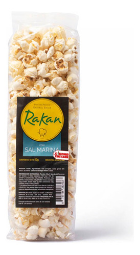 Pochoclo Saborizado Sal Marina 50g Popcorn Rakan Sin Tacc-cc