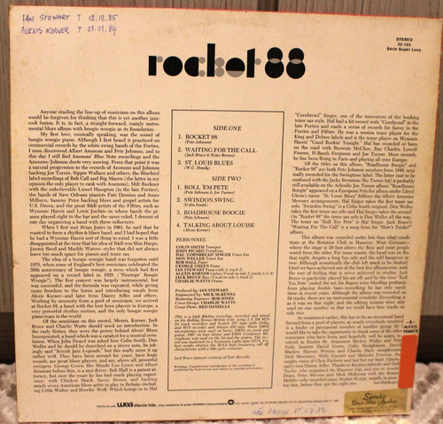 Lp Vinil Rocket 88 Rhythm And Blues 1981 (Usado)