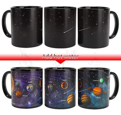 Tazas Magicas 3d Planetas Ceramica Café Taza Regalo Hombre