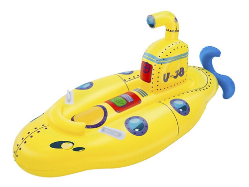 Flotador Inflable Infantil Niños Submarino Bestway 165x86 Cm