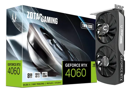 T. Vídeo Zotac Nvidia Geforce Rtx 4060 8gb Gddr6 Twin Edge