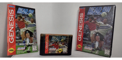 Head On Soccer Raridade Mega Drive/genesis C/caixa E Manual (Usado)