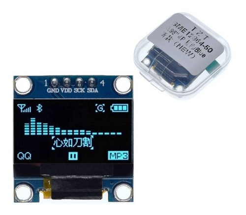 Imagen 1 de 3 de Pantalla Lcd 128x64 Oled 0.96 Para Arduino 4 Pin