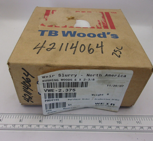 Tb Woods E238 Ex2 3/8 Sg Bushing, 1171a Bbz