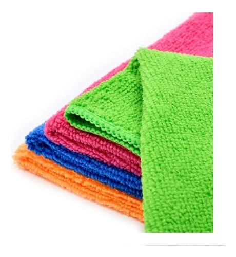 13 Pzas Paño De Microfibra Scotch Brite 30 X 30 Cm Varios Co
