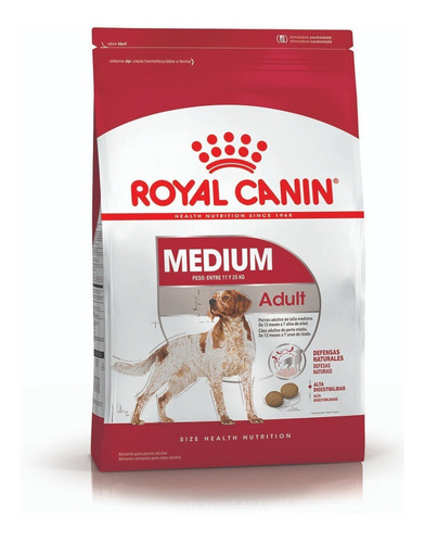 Imagen 2 de 2 de Alimento Royal Canin Size Health Nutrition Medium Adult para perro adulto de raza mediana sabor mix en bolsa de 3 kg